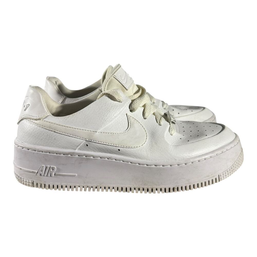 Nike Air Force 1 Platform White Women’s Size 8.5 AF1 Sneakers